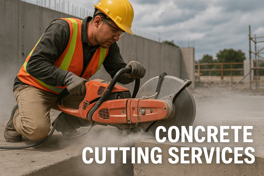 Concrete cutting services in UAE