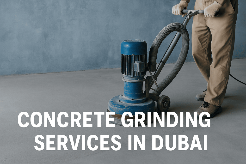 Concrete grinding services in Dubai
